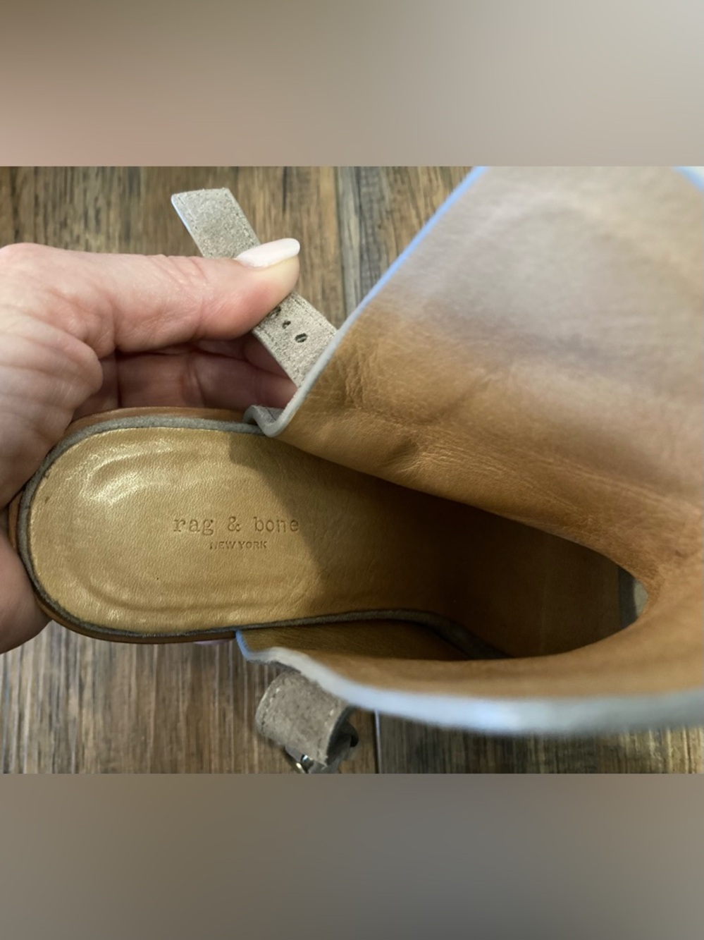 Rag & Bone Wyatt Suede Slingback Sandals - Picture 10 of 14